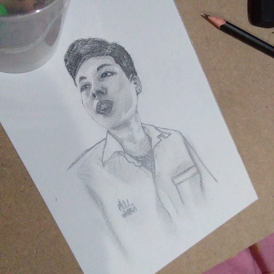วาดภาพประกอบ - วาดภาพเหมือน Drawing ภาพวาดสีน้ำ - 7