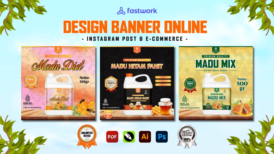 Jasa Desain Banner Social Media untuk Percantik Feed Anda - Design Produk Banner - INSTAGRAM POST & E-COMMERCE