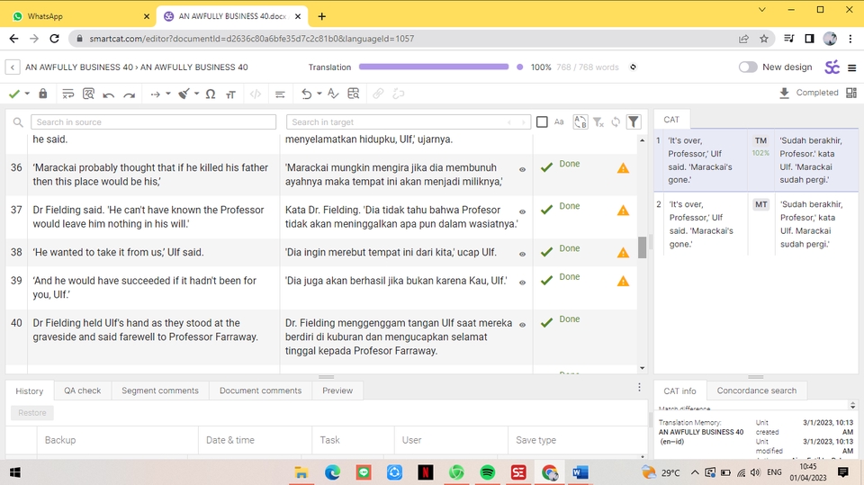 Penerjemahan - ENG-IND & IND-ENG TRANSLATOR AND SUBTITLER - 4