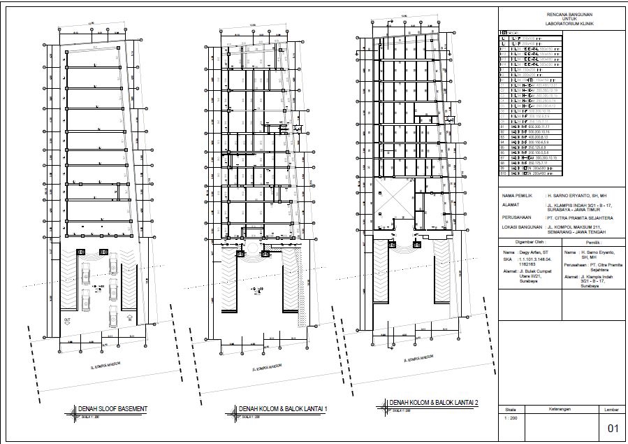 CAD Drawing - Perencanaan Arsitektur & Struktur Bangunan - 22