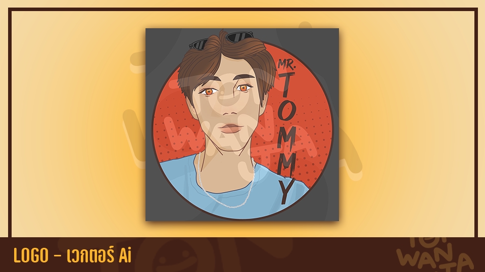 Logo - รับออกแบบโลโก้การ์ตูน ลายเส้น ไฟล์ .ai เวกเตอร์ - 16