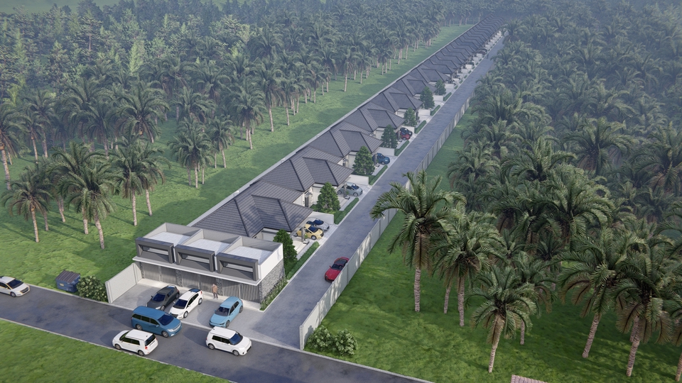 3D & Perspektif - Desain Gambar Site Plan Perumahan & Cluster - 7