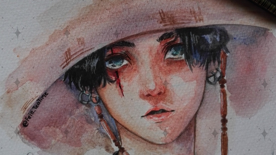 วาดแฟนอาร์ต - Fanart / watercolor art  - 1