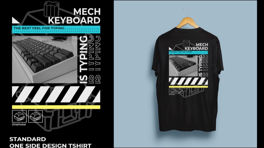 Desain Kaos & Motif - Design Kaos T-Shirt dan hoodie Streetweear style - 2