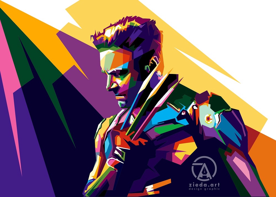 Gambar dan Ilustrasi - Mendesain Foto Menjadi WPAP Dalam Waktu 24 Jam. WPAP Cocok Buat Hadiah - 10