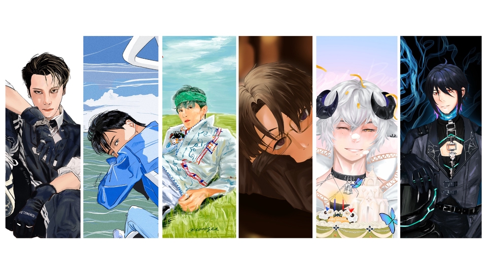 วาดแฟนอาร์ต - รับวาด FANART ศิลปิน/การ์ตูน - 1