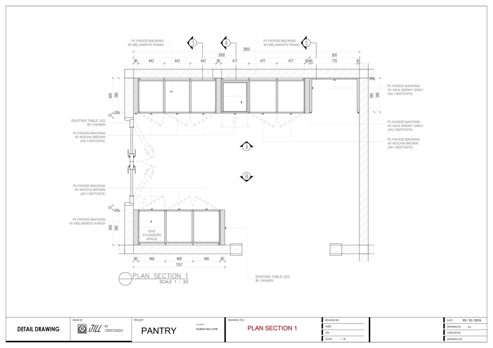 CAD Drawing - CAD Drawing / Jasa Gambar Kerja Furniture Dan Interior Dalam 1 Hari  - - 6