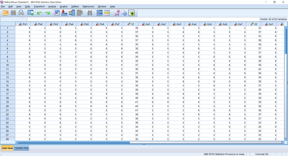 Web Development - Olah Data Penelitian dengan menggunakan IBM SPSS - 4