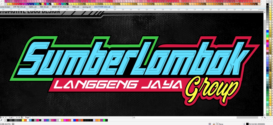Jasa desain logo profesional, Sumber Lombok Langggeng Jaya Group - desain logo keren, desain logo online, jasa buat logo, logo perusahaan
