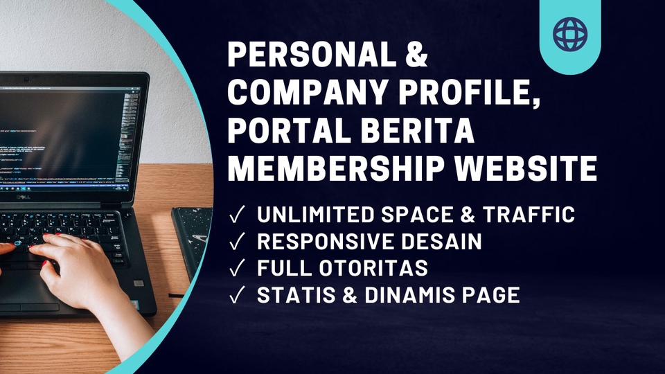 Jasa Pembuatan Website Company Profile, Portal Berita dan Membership Website dengan Fitur Lengkap dan Responsif
