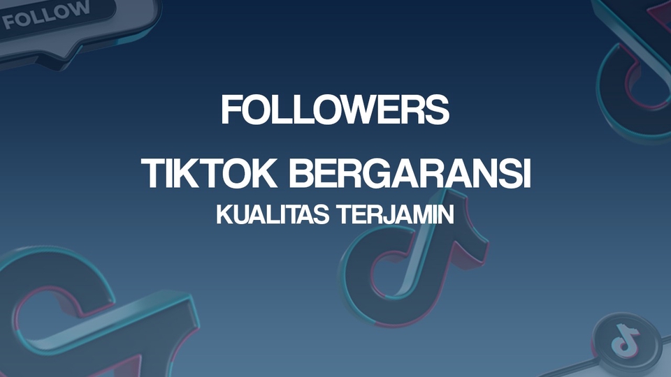 Followers TikTok Aktif 100% Real | Proses Cepat & Terjamin