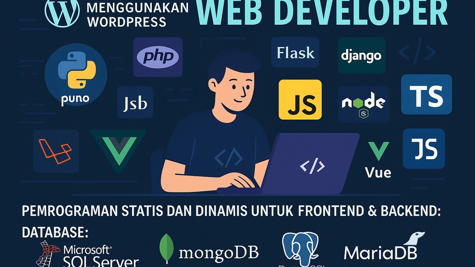 Jasa Pembuatan Website Terbaik dan Profesional - Jasa Pembuatan Aplikasi berbasis Website dengan gaya Statis dan Dinamis