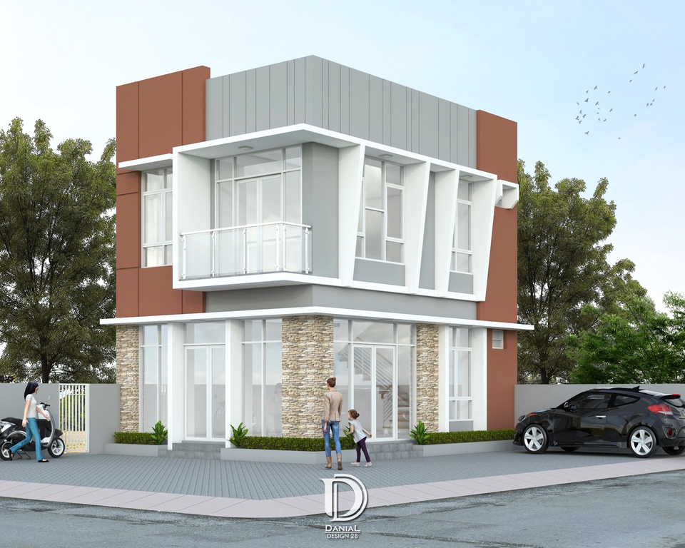 3D & Perspektif - Desain Gambar 3D Rumah, Ruko, Kost, dll - 9