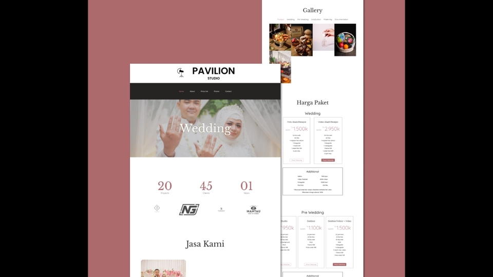 Desain Web - Design website / Landing Page - 3