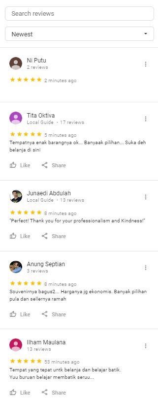 Memberi Review - Jasa Review Google Business Terpercaya, 1 Hari Jadi Untuk 10 Review. - 9