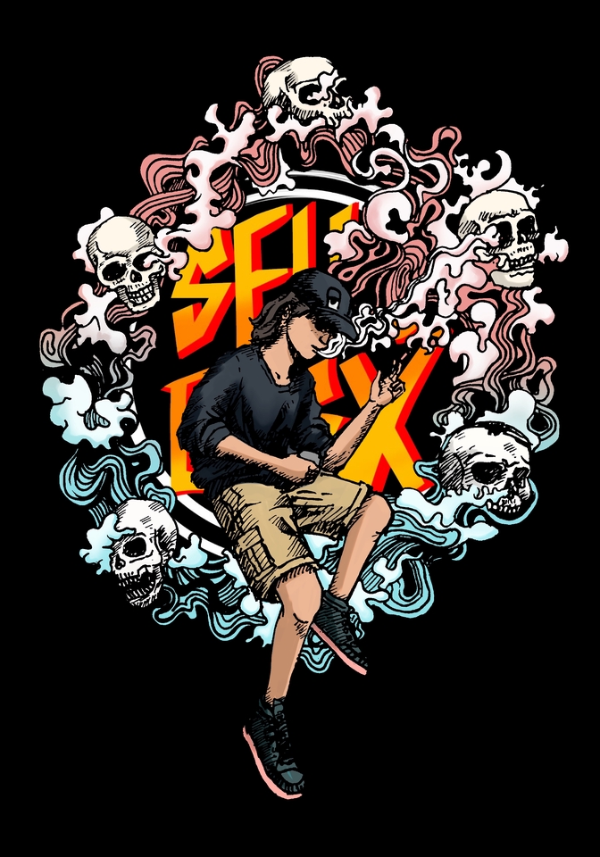 Design kaos band metal, poppunk dan rock