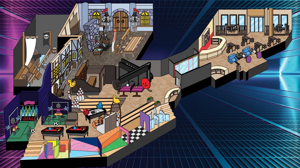 Gambar dan Ilustrasi - Desain Map event dan themepark - 5