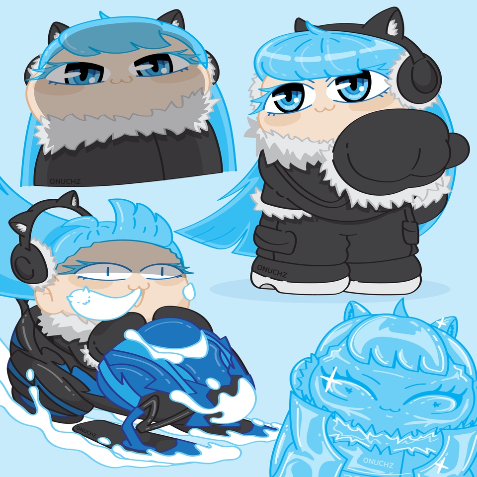 ภาพประกอบเวกเตอร์ - รับวาดรูปจิบิ แฟนอาร์ต oc ศิลปิน ฯลฯ เส้นvector - 10