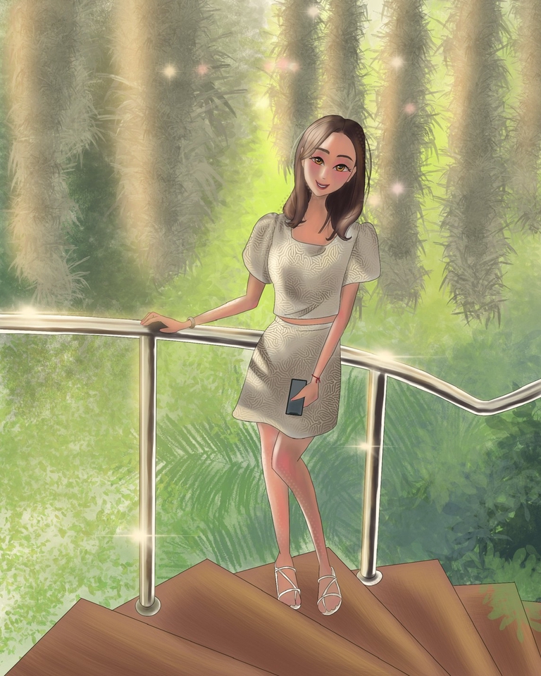 วาดภาพการ์ตูน - วาด Portrait การ์ตูน (Digital Painting) แนว Stylized - 3