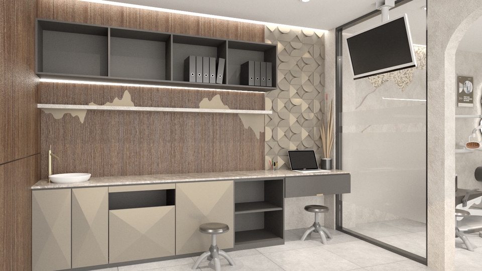 3D & Perspektif - Desain Interior Paket 1 Ruang - 11