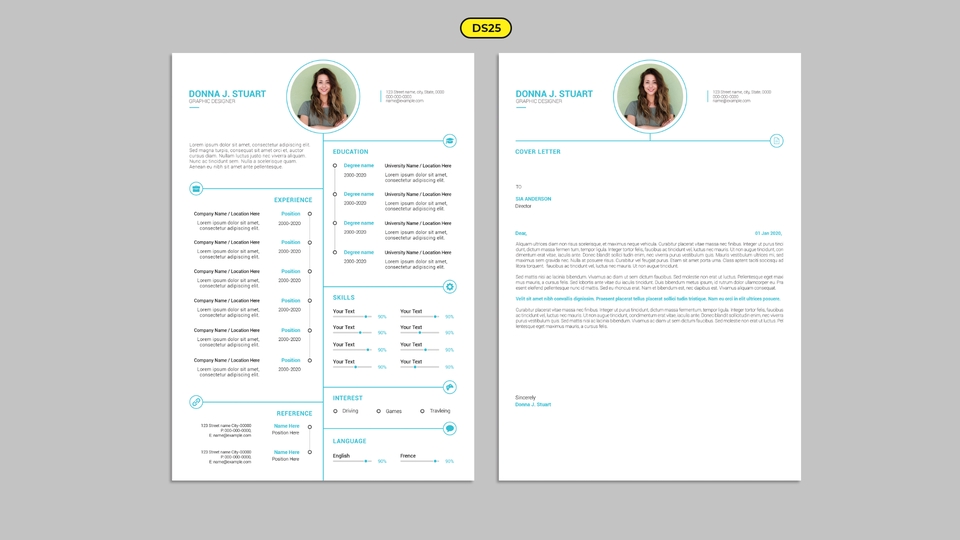 Portfolio & Resume - Desain Resume / CV Kreatif, Unik, Minimalis Dan Profesional (1 Hari Jadi) - 9