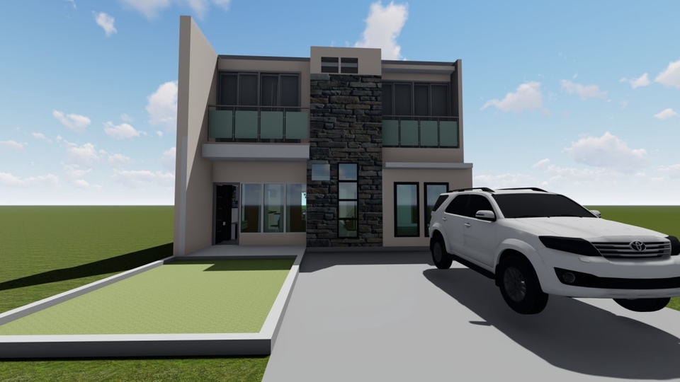 3D & Perspektif - Design Interior, Exterior 3D Render Rumah, Office, cafe dll - 28