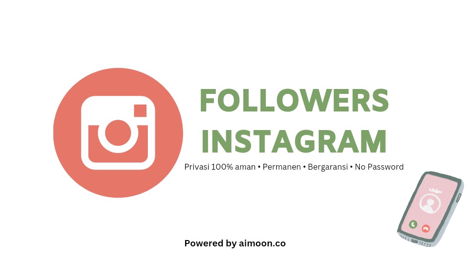 Jasa Tambah Followers dan Likes Sosial Media Permanen - Followers/Likes/Views/Comments Instagram Permanent