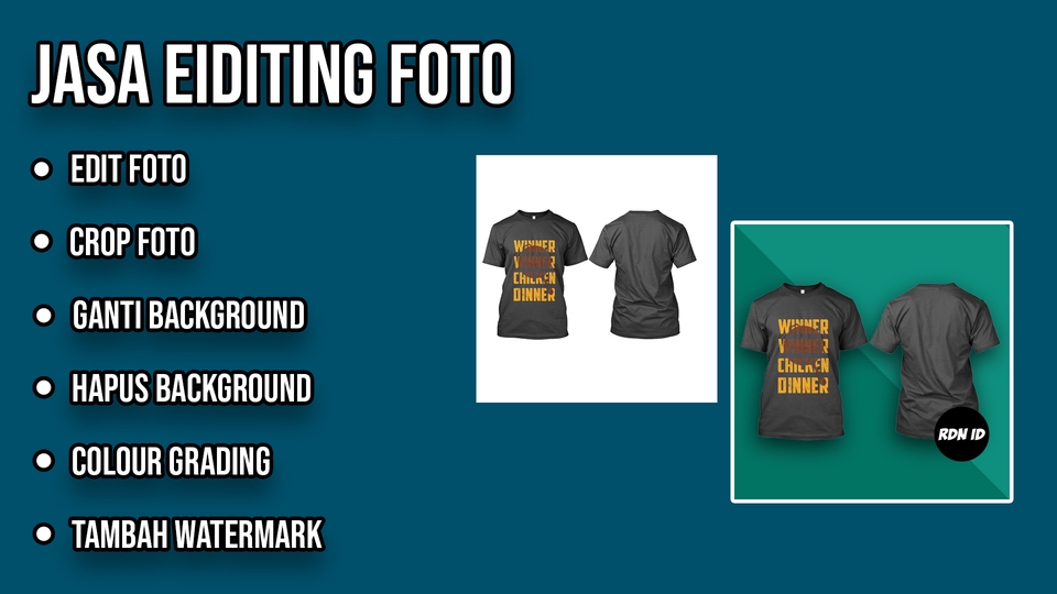 Edit Gambar & Photoshop - Edit Foto, Crop/Ganti Background - 2