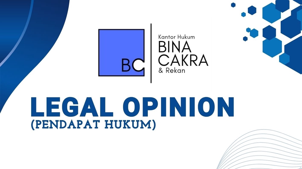 Hukum - Pendapat Hukum (legal opinion) - 1