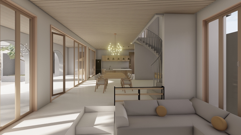 3D & Perspektif - 3d render arsitektur - 4