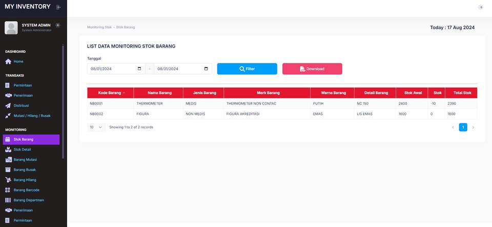 Web Development - Custom Web Aplikasi, Sistem Informasi, Inventory. E-rapor, Erp, Absensi, Dashboard, dll  - 19