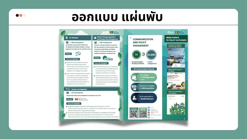สื่อสิ่งพิมพ์และนามบัตร - ออกแบบสื่อสิ่งพิมพ์ โรลอัพ/ แบนเนอร์ / โบชัวร์ - 9