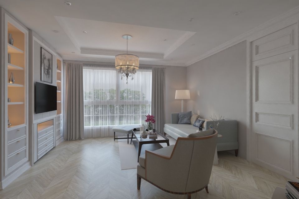 3D Perspective - ออกแบบ ทำภาพ 3D Perspective งานภายใน Interior - 12