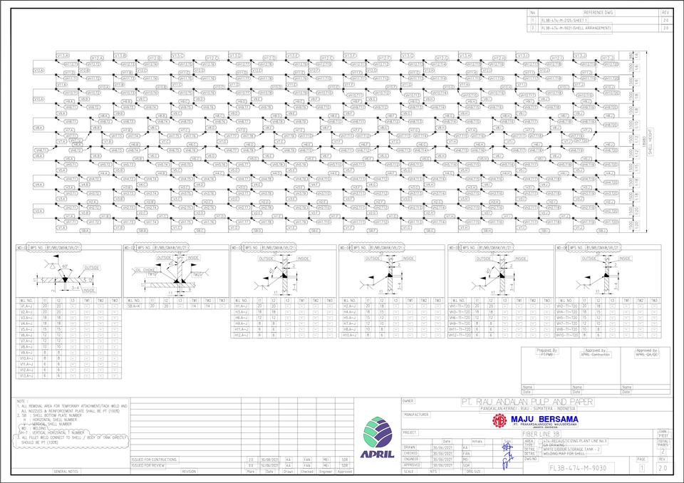 CAD Drawing - DED [Detail Engineering Design] Storage Tank API 650 - 7