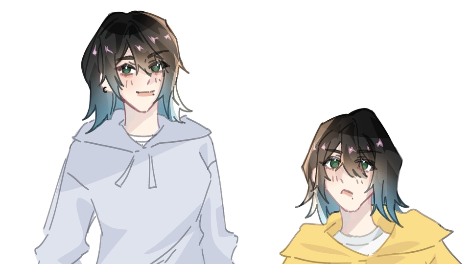 Jasa Desain Maskot dan Karakter Berkualitas - DESIGN CHARACTER VTUBER/OC SHEET MANHWA/ANIME STYLE