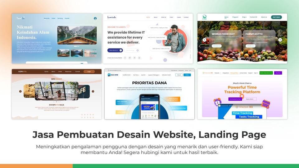 Desain Web - Jasa Pembuatan Web Desain, Landing Page I FIGMA - 1