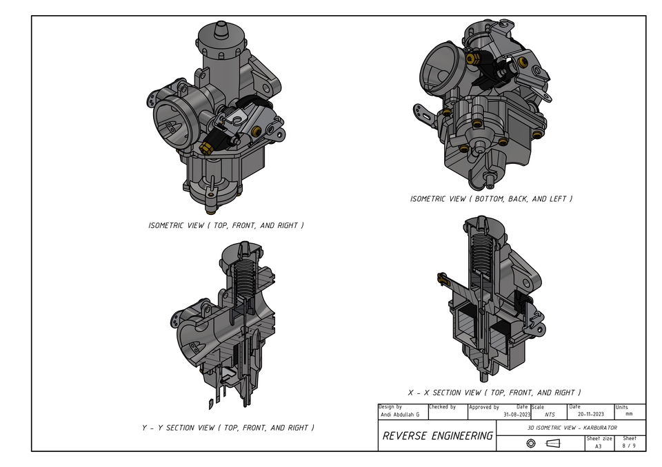 3D & Perspektif - JASA DESAIN MECHANICAL ENGINEERING 2D DAN 3D - 22