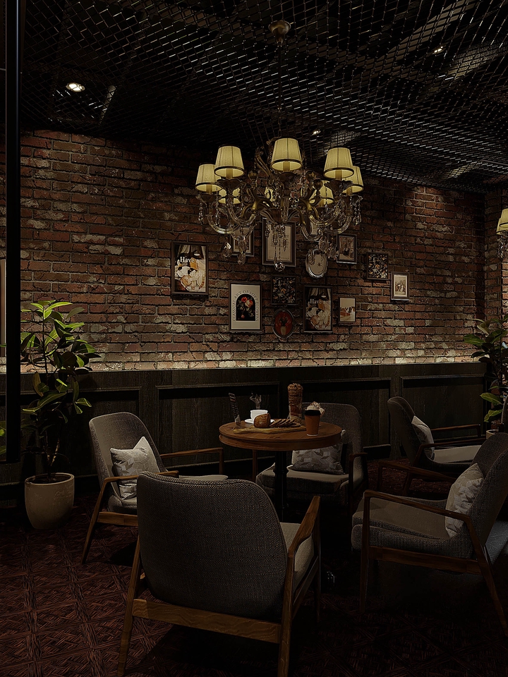 3D Perspective - ออกแบบภายในและภายนอกทำภาพ3D perspective งานคาเฟ่ร้านอาหารและเบเกอร์รี่ - 16