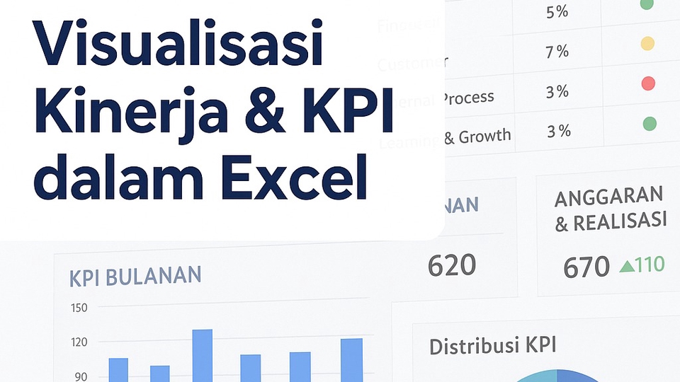Visualisasi Kinerja & KPI dalam Excel: Analisis Deskriptif Statistik dengan  Jasa Analisis Data dan Olah Data Excel.