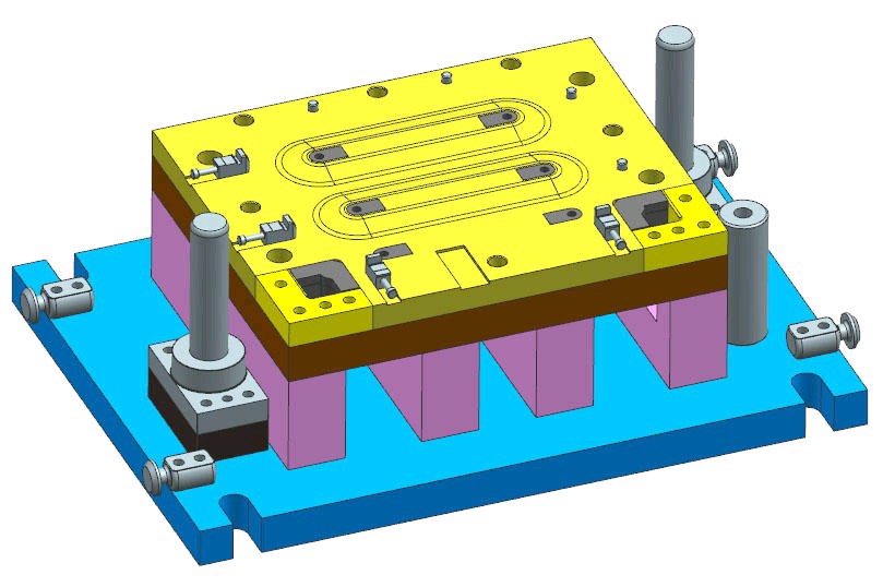 3D & Perspektif - Desain 3D Dies Assembling, Leadtime 2 Hari - 2