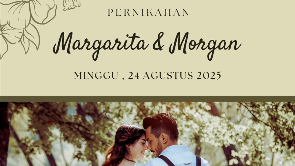 Kartu Ucapan & Video - Undangan Pernikahan - 1