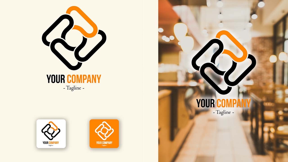 Jasa desain logo profesional untuk perusahaan, restoran, cafe, toko online, komunitas, club bola, dan lainnya.