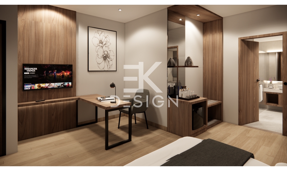 3D & Perspektif - Desain Interior 3D Rendering - 5