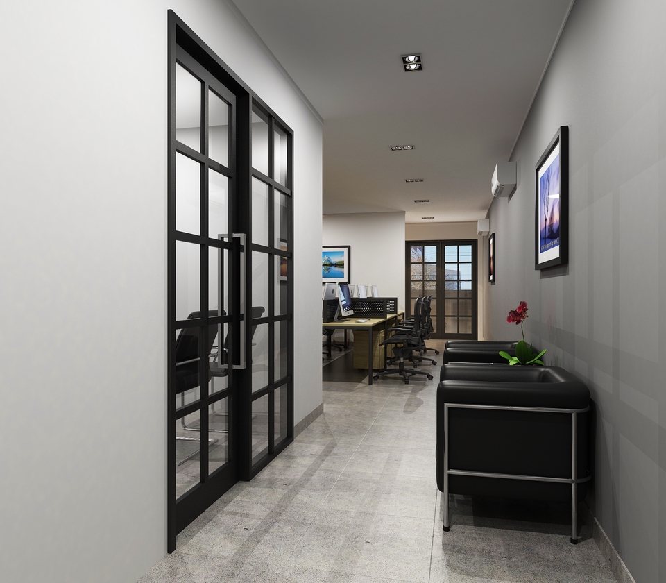 3D & Perspektif - JASA DESAIN INTERIOR OFFICE, KANTOR, OPEN SPACE WORKING - 9