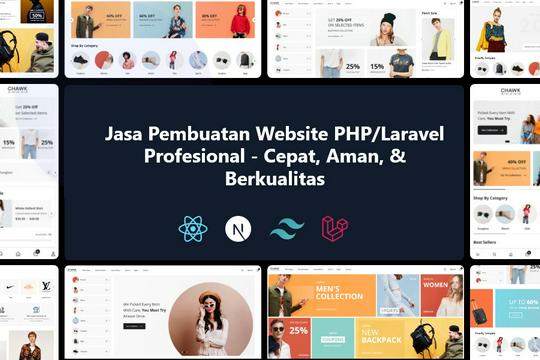 Jasa Pembuatan Website PHP/Laravel - Cepat, Aman, & Berkualitas