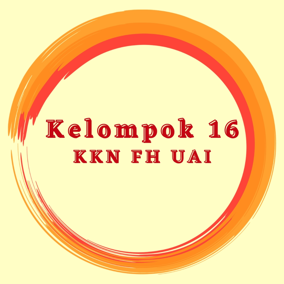 Kelompok 16 KKN FH UAI, logo desain logo untuk komunitas