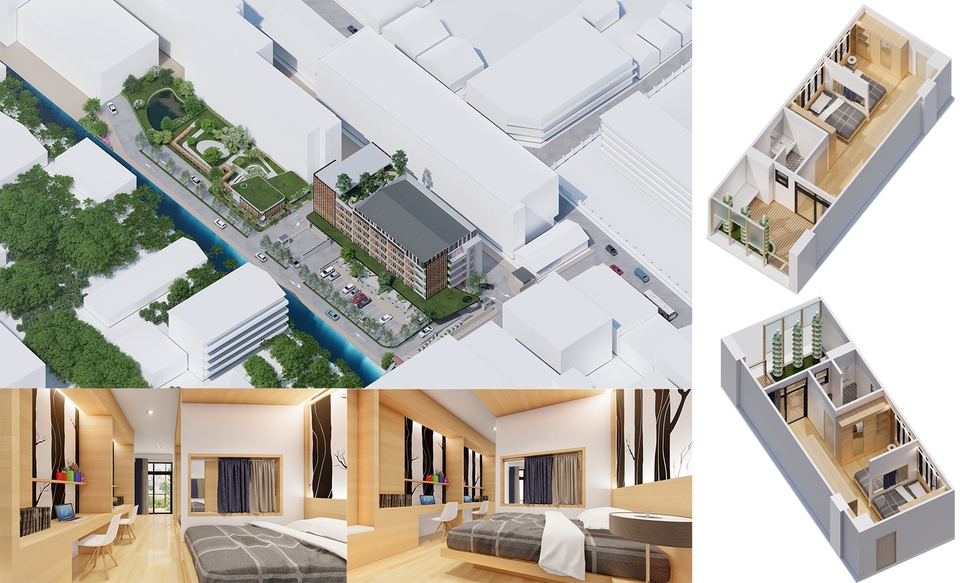 3D Perspective - 3D Perspective Interior and Exterior - 8