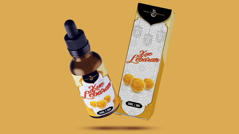 Label & Kemasan - Desain Label & Packaging Produk E-liquid Vape - 10