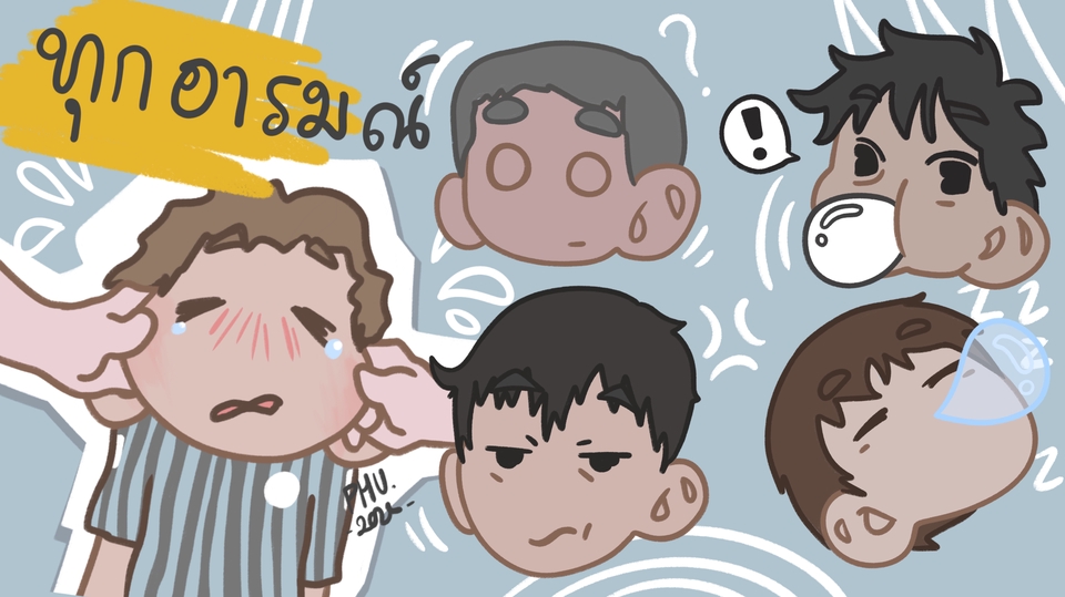 วาดแฟนอาร์ต - รับวาดแฟนอาร์ต แบบสไตล์ Minimal ลายเส้นน่ารัก. - 4