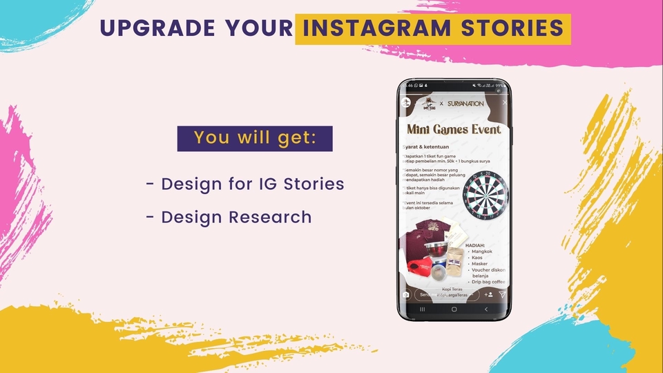 Banner Online - DESAIN INSTAGRAM STORY 1 HARI JADI - 1